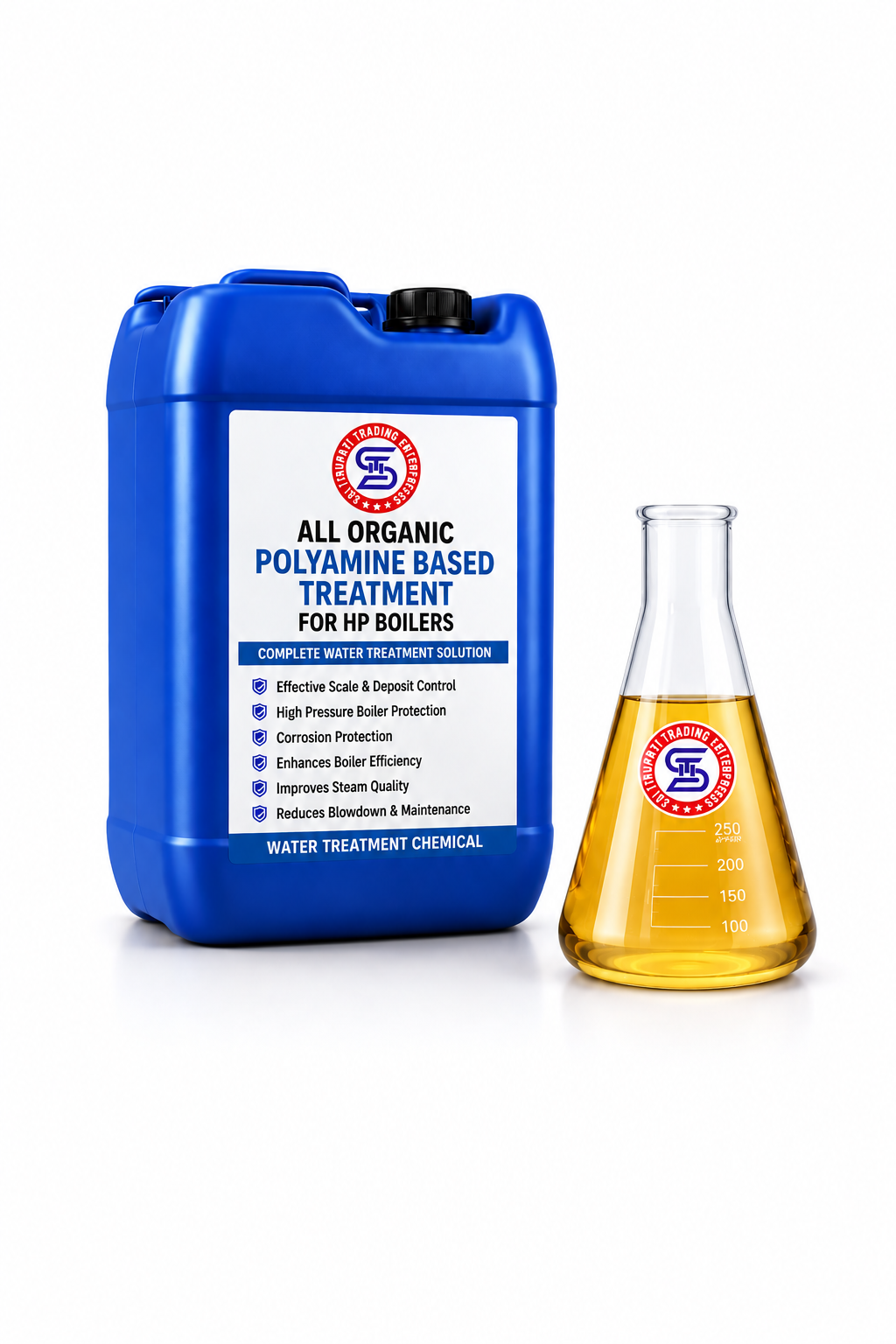 ALL ORGANIC POLYAMINE BASED TREATMENT FOR HP BOILERS