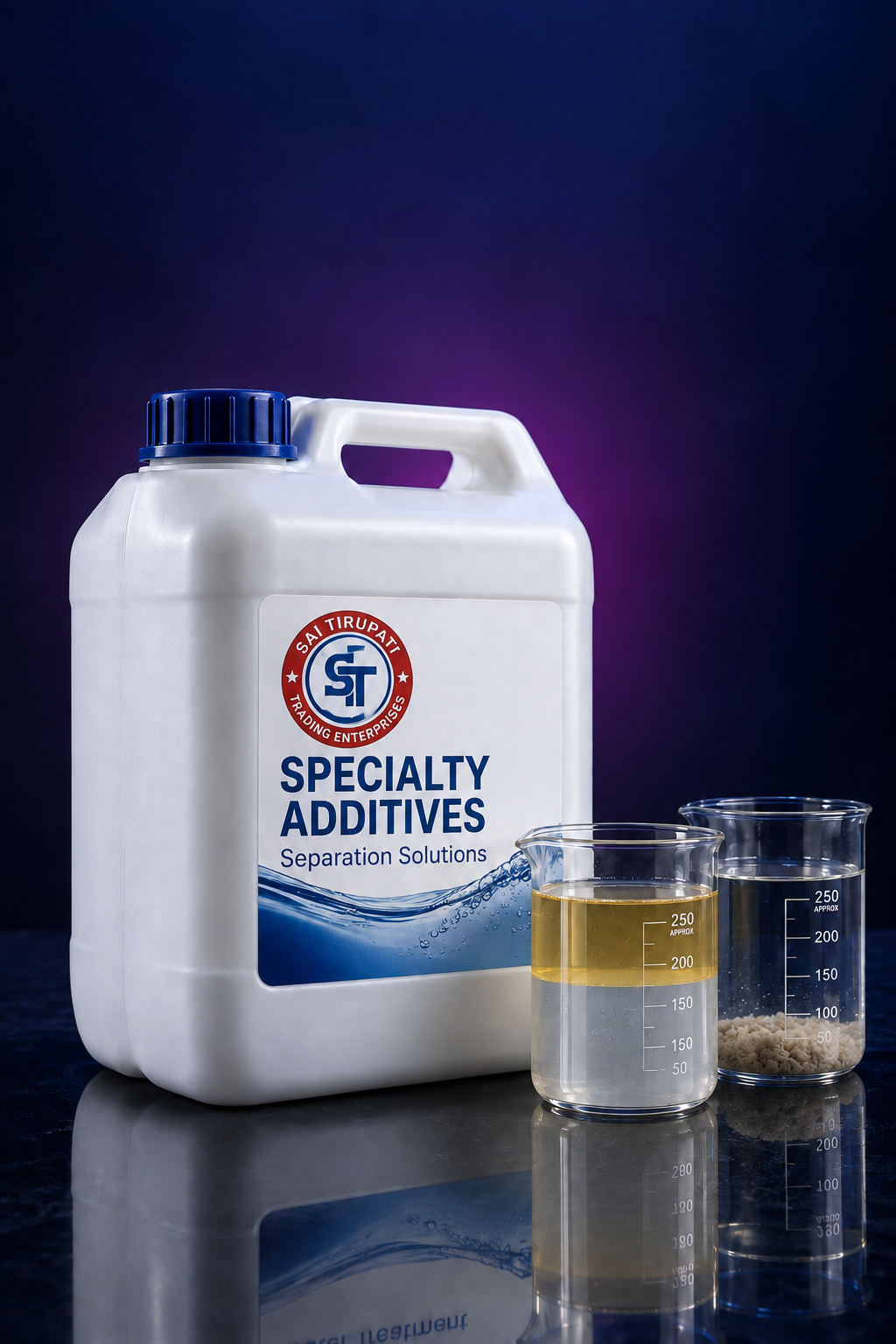 SPECIALTY ADDITIVES FOR LIQUID / LIQUID AND SOLID / LIQUID SEPARATION
