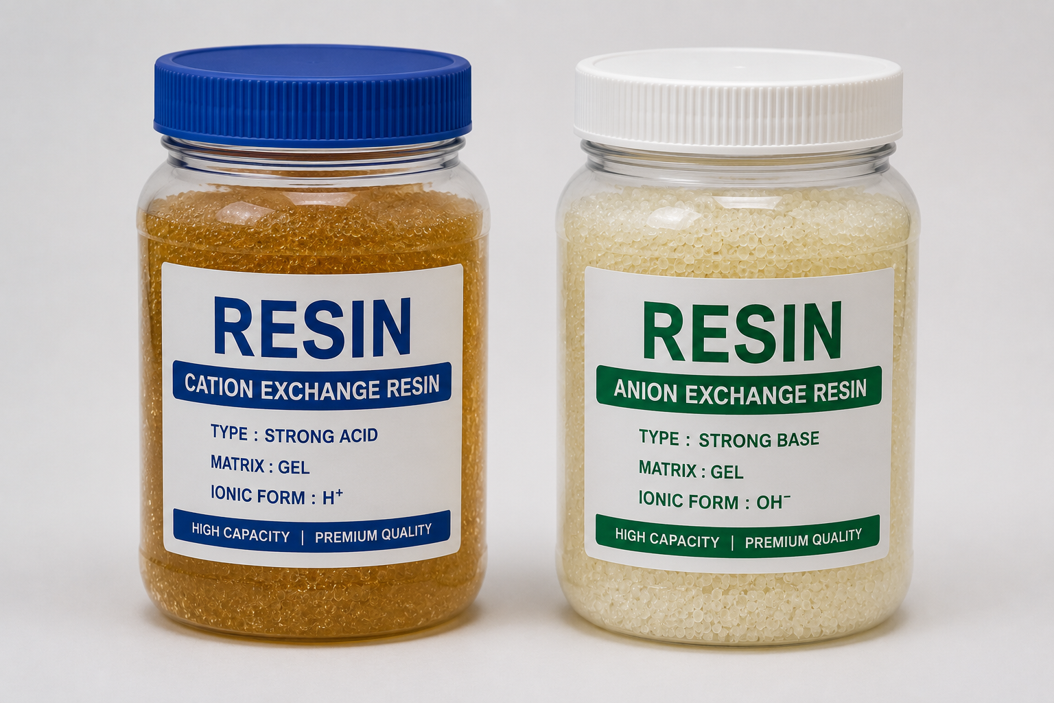 RESIN (CATION, ANION)